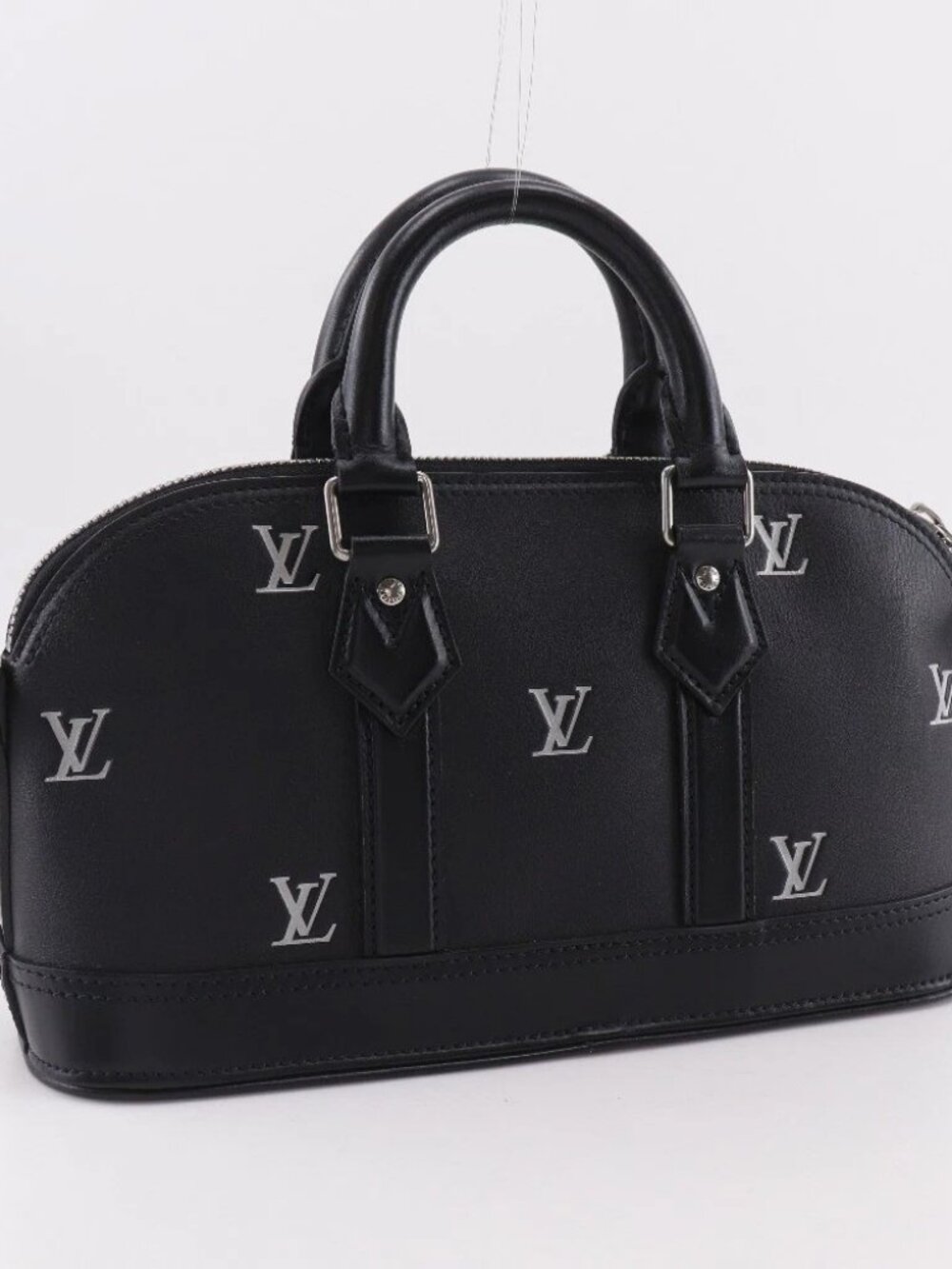 LOUIS VUITTON Alma EW Handbag M24529 2WAYShoulder black Calfskin Women - Picture 3 of 12